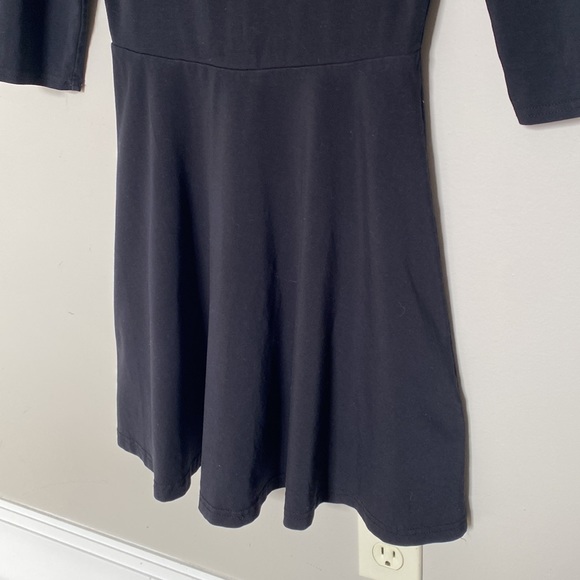 Express ladies black fit and flare skater dress size XS - Picture 3 of 7